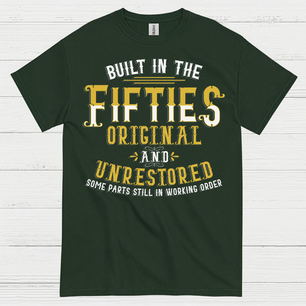 Built in the Fifties Vintage Quote T Shirt