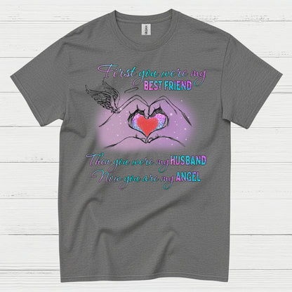 My Husband My Angel Memorial T Shirt