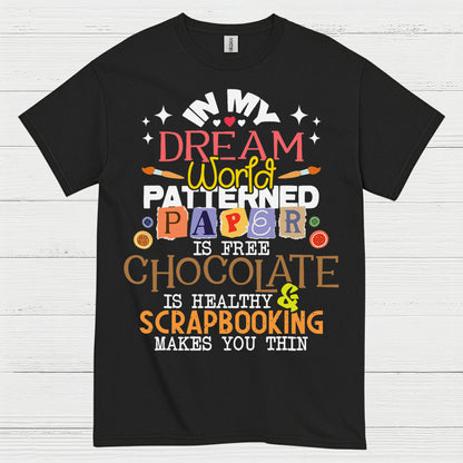 In My Dream World Patterned Paper Scrapbooking T Shirt