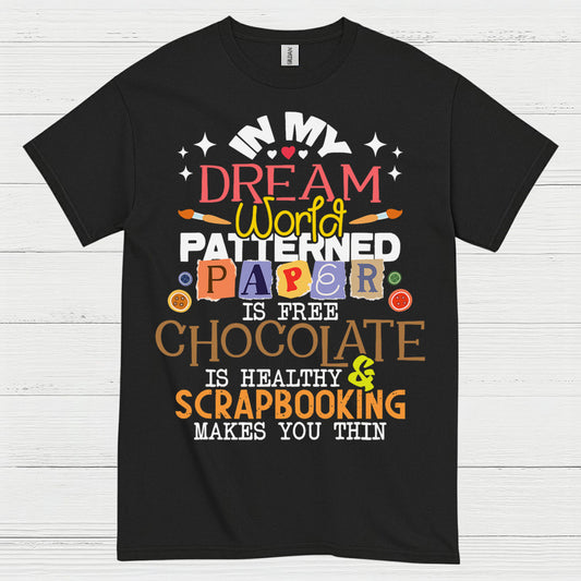 In My Dream World Patterned Paper Scrapbooking T Shirt