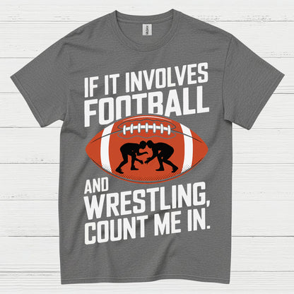 Football Wrestling Fan Pride T Shirt