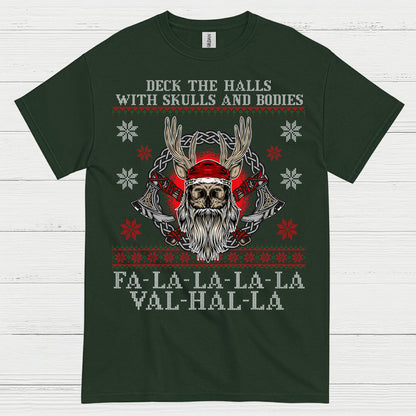 Valhalla Viking Christmas T Shirt