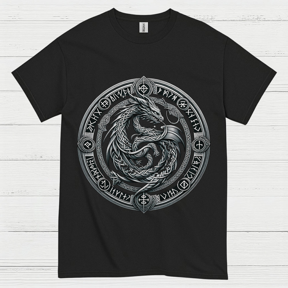 Celtic Dragon Circle T Shirt
