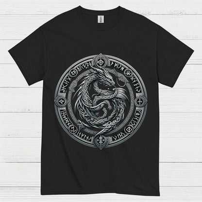Celtic Dragon Circle T Shirt