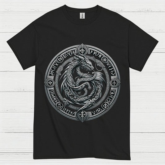 Celtic Dragon Circle T Shirt