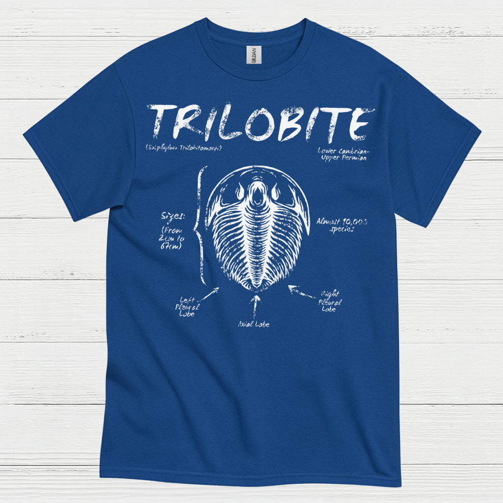 Trilobite Fossil Anatomy T Shirt
