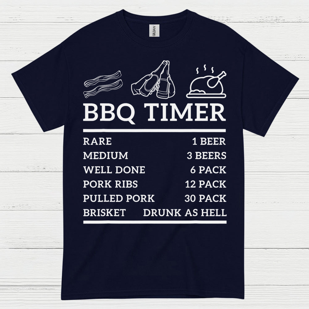 BBQ Timer Grilling T Shirt