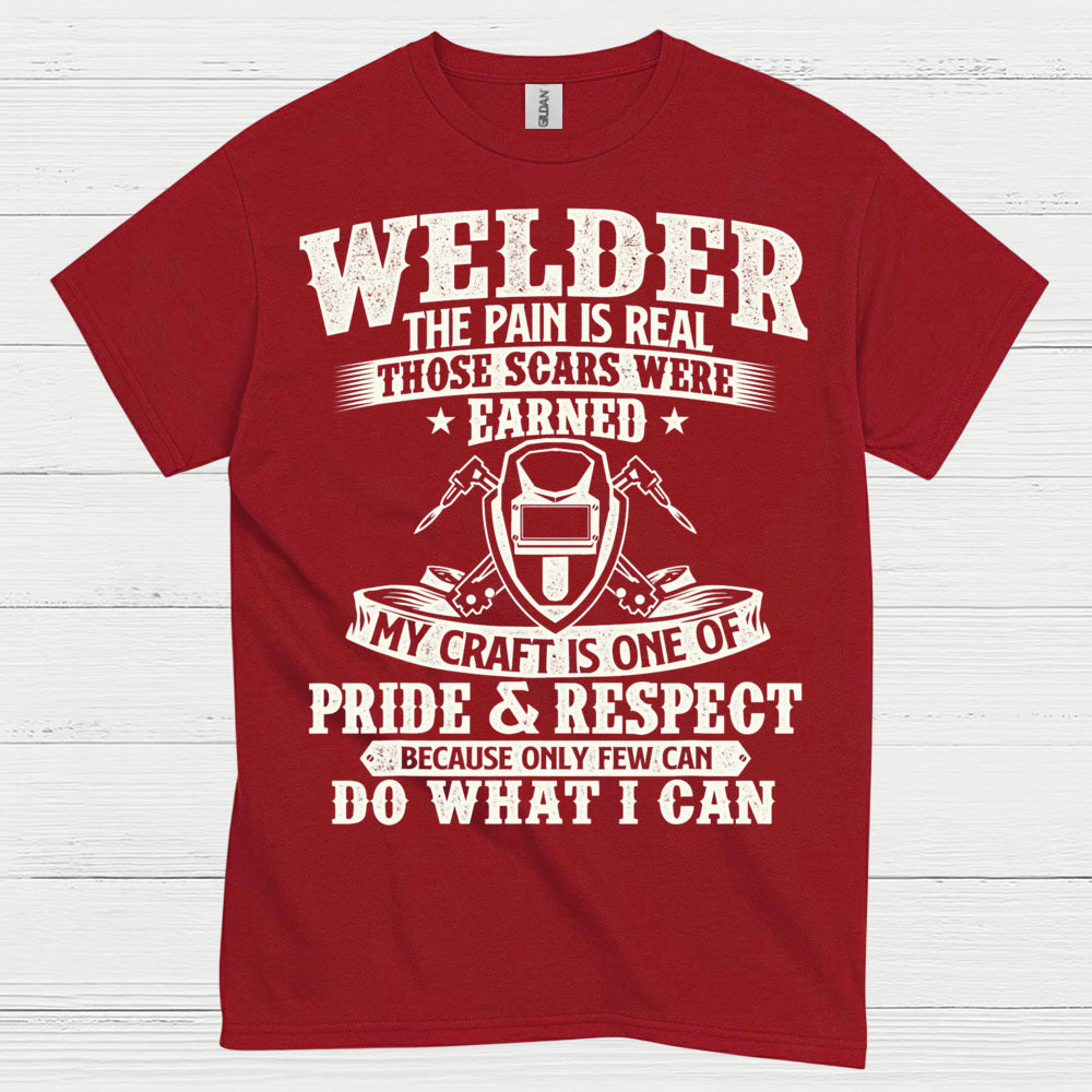 Welder Pride And Respect T Shirt