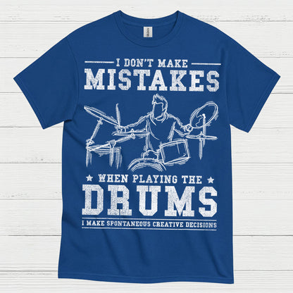 No Mistakes Drummer T Shirt