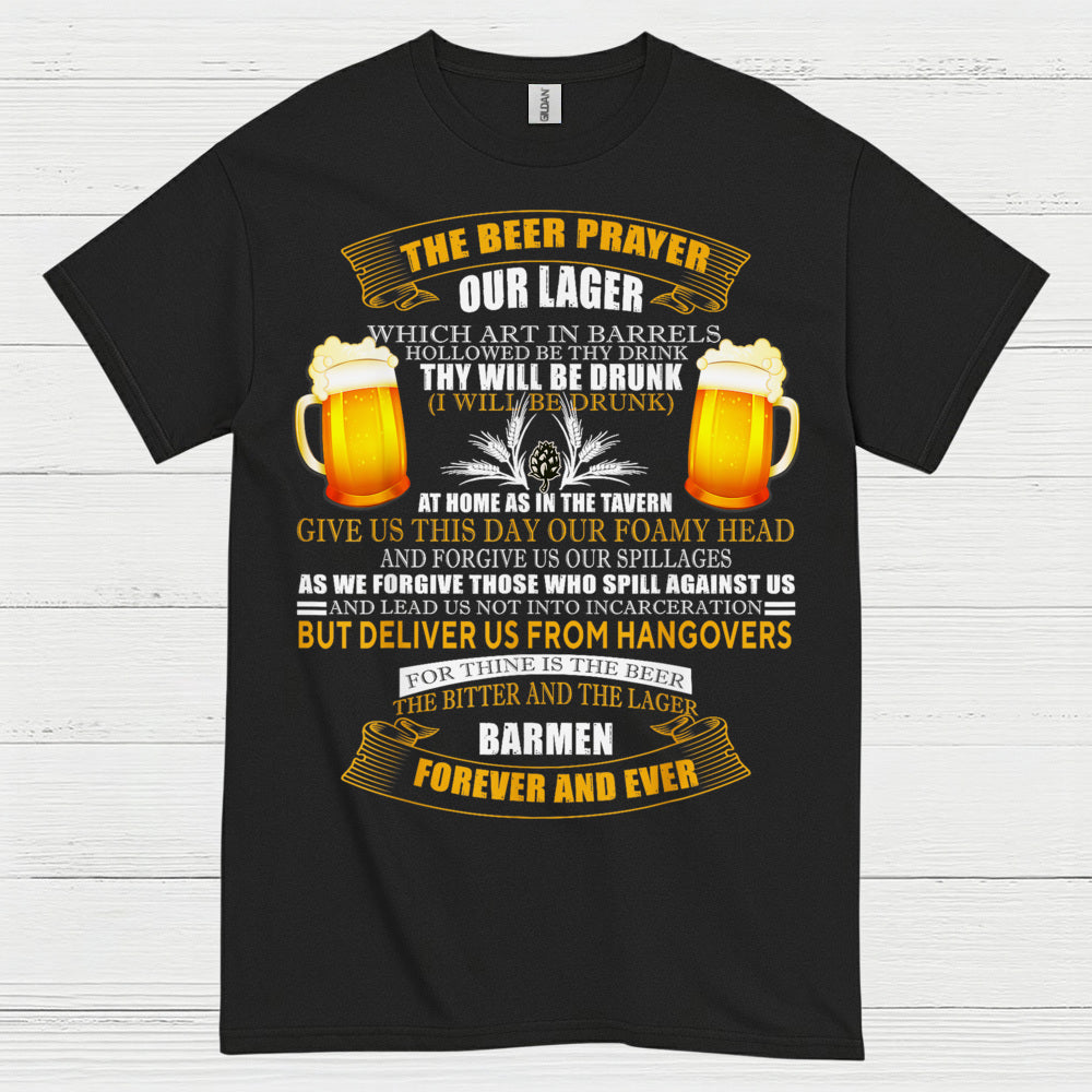 The Beer Prayer Our Lager T Shirt