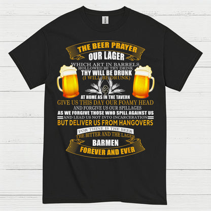 The Beer Prayer Our Lager T Shirt