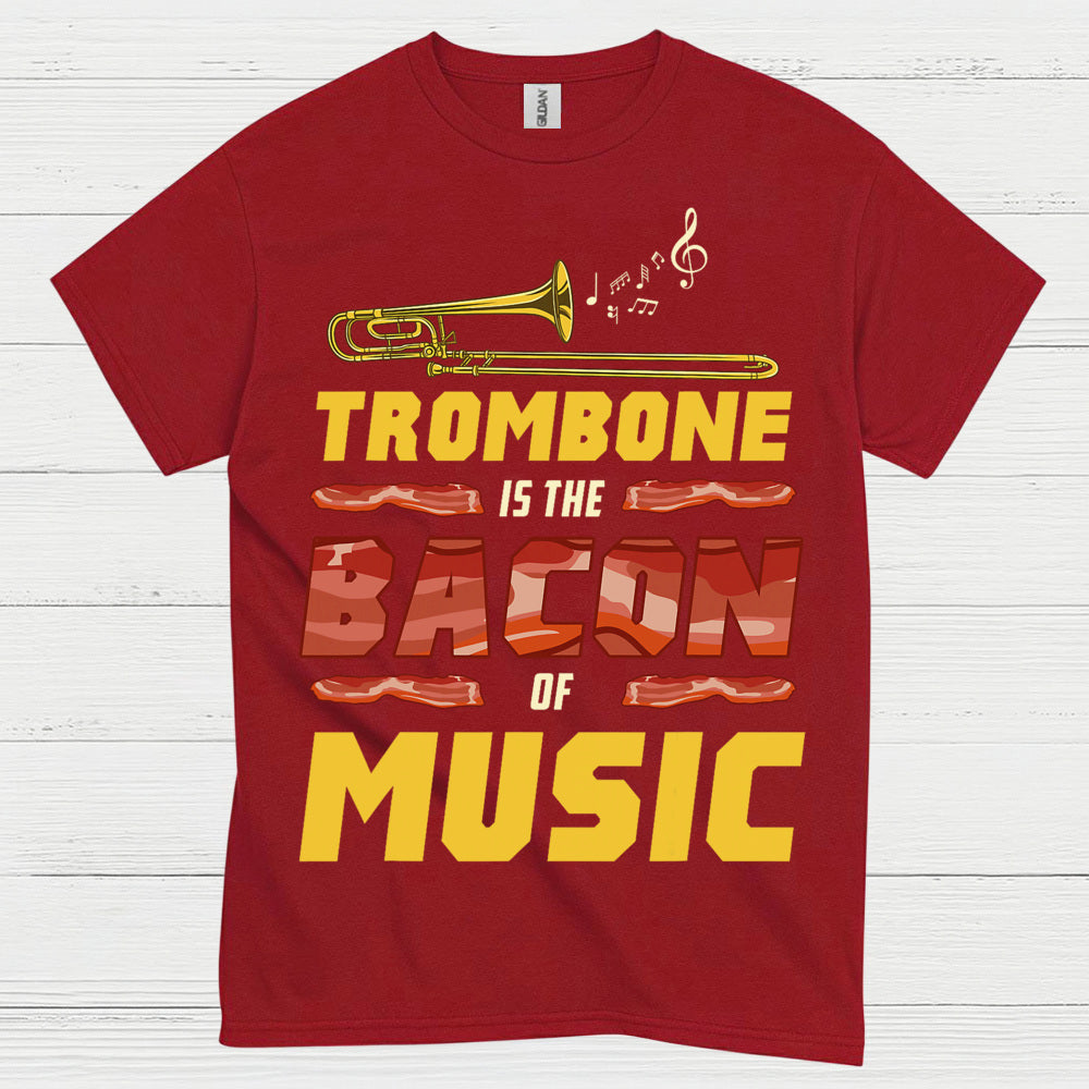 Trombone Bacon Music T Shirt