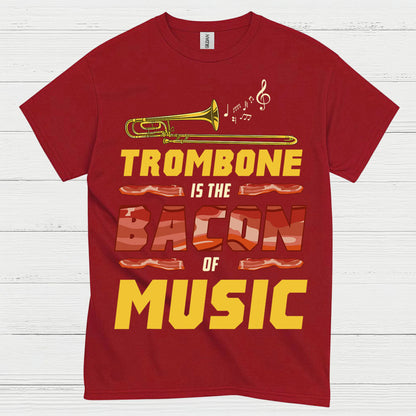Trombone Bacon Music T Shirt