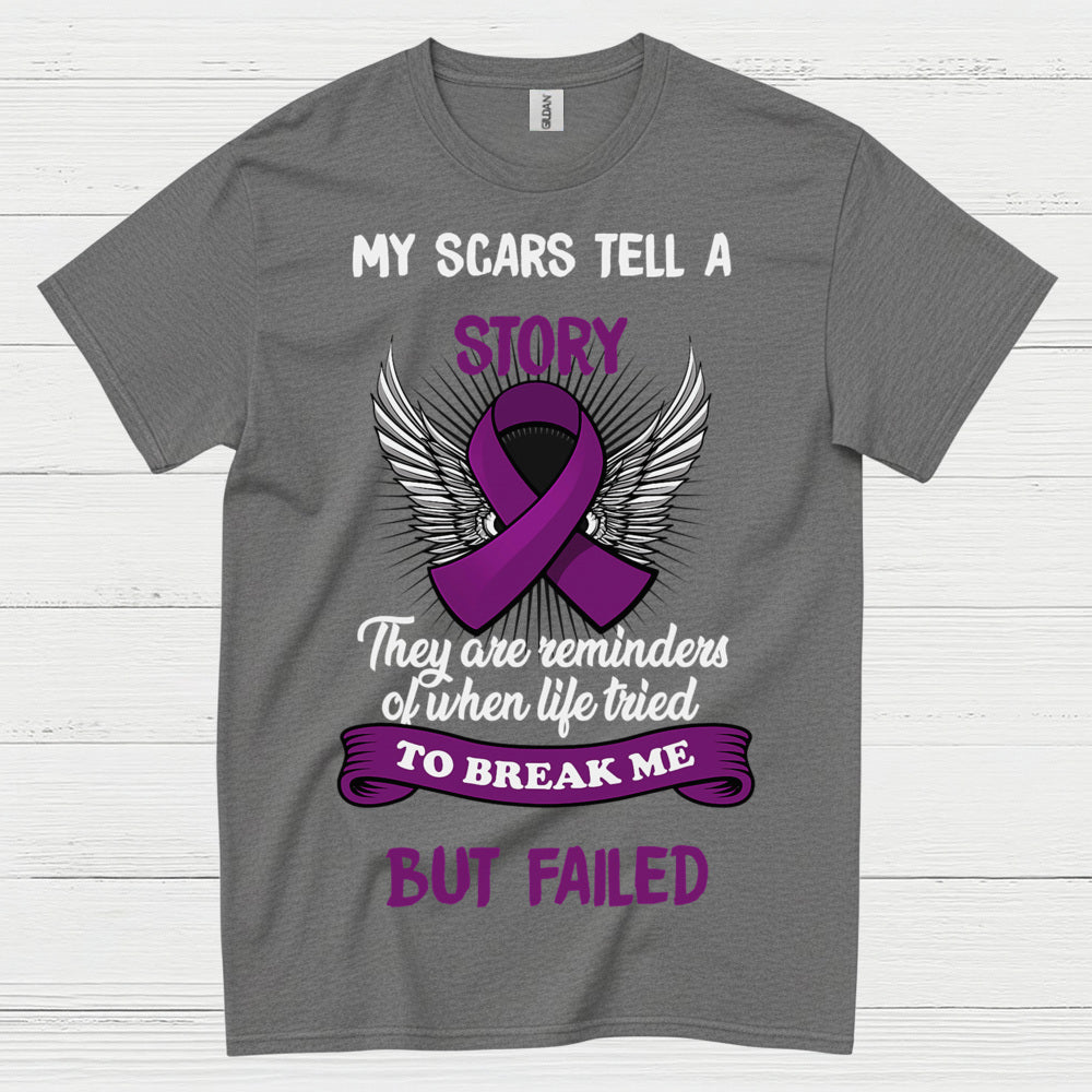 My Scars Tell A Story Epilepsy T Shirt