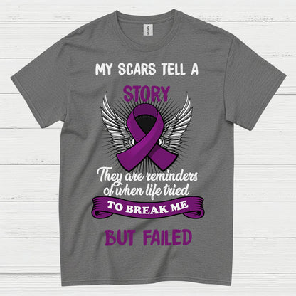 My Scars Tell A Story Epilepsy T Shirt