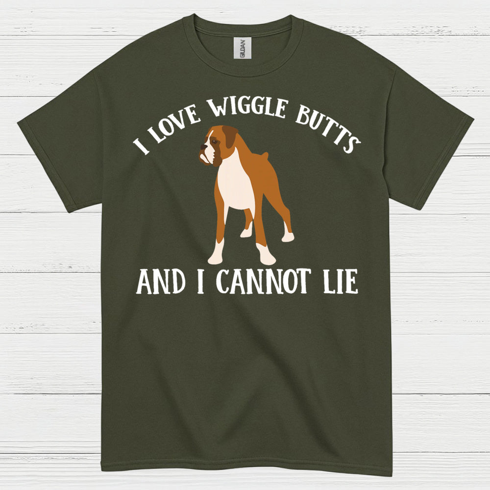 Wiggle Butt Boxer Lover T Shirt