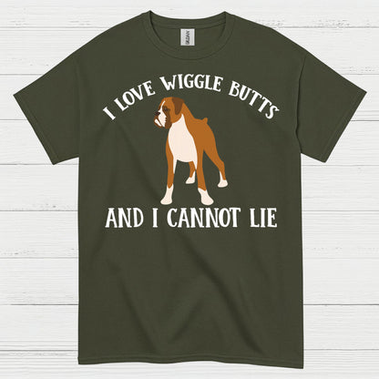 Wiggle Butt Boxer Lover T Shirt