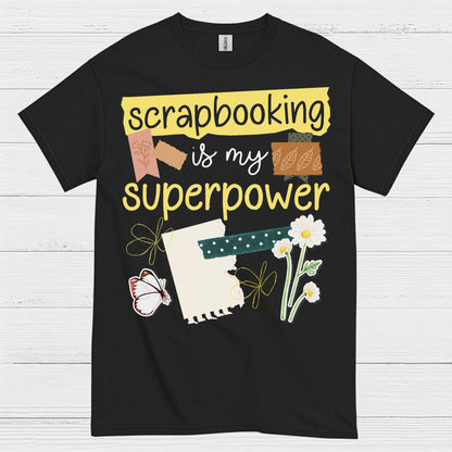 Scrapbooking Superpower Craft Lover T Shirt