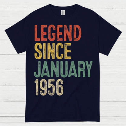 Legend Since January 1956 Birthday T Shirt