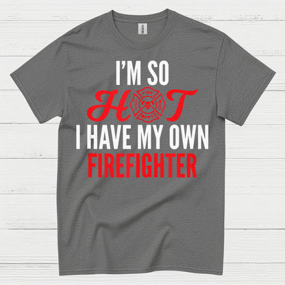 Hot Firefighter Love T Shirt