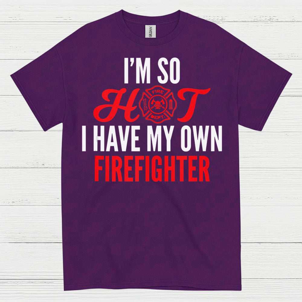 Hot Firefighter Love T Shirt