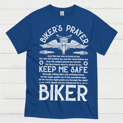Biker’s Prayer Keep Me Safe T Shirt