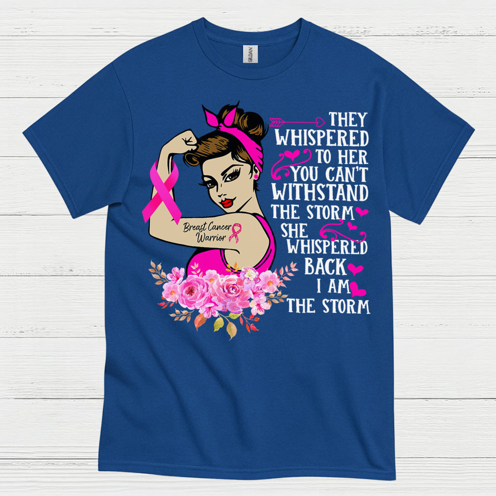 Breast Cancer Warrior Strong Woman T Shirt