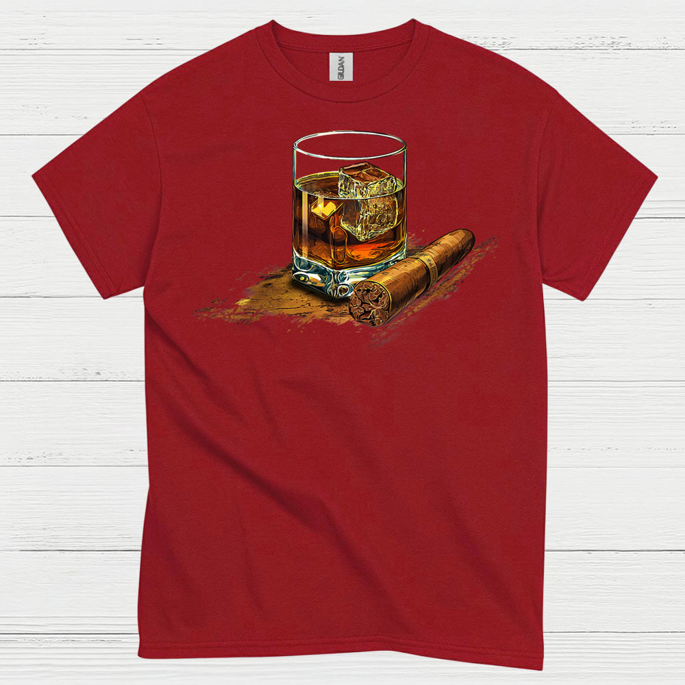 Whiskey And Cigar Classic T Shirt