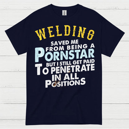 Funny Welding Positions T Shirt