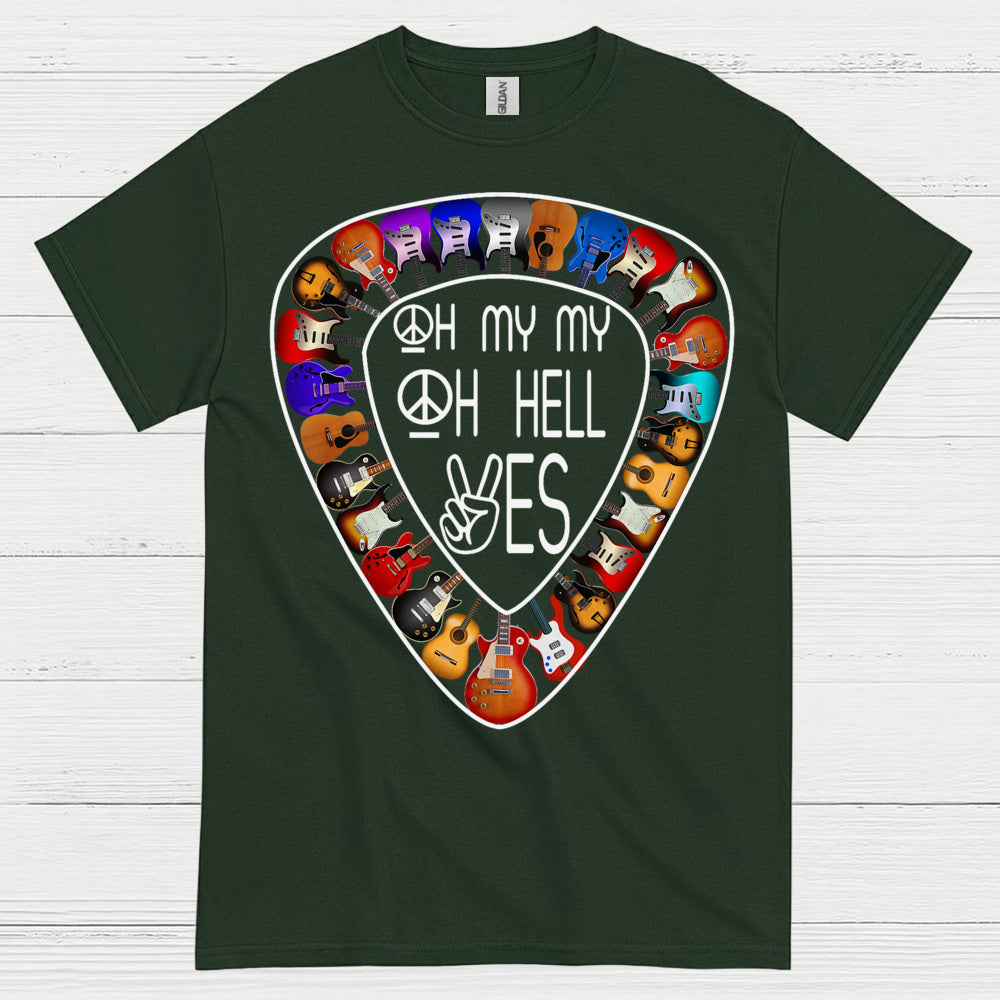 Oh Hell Yes Guitar Pick T Shirt