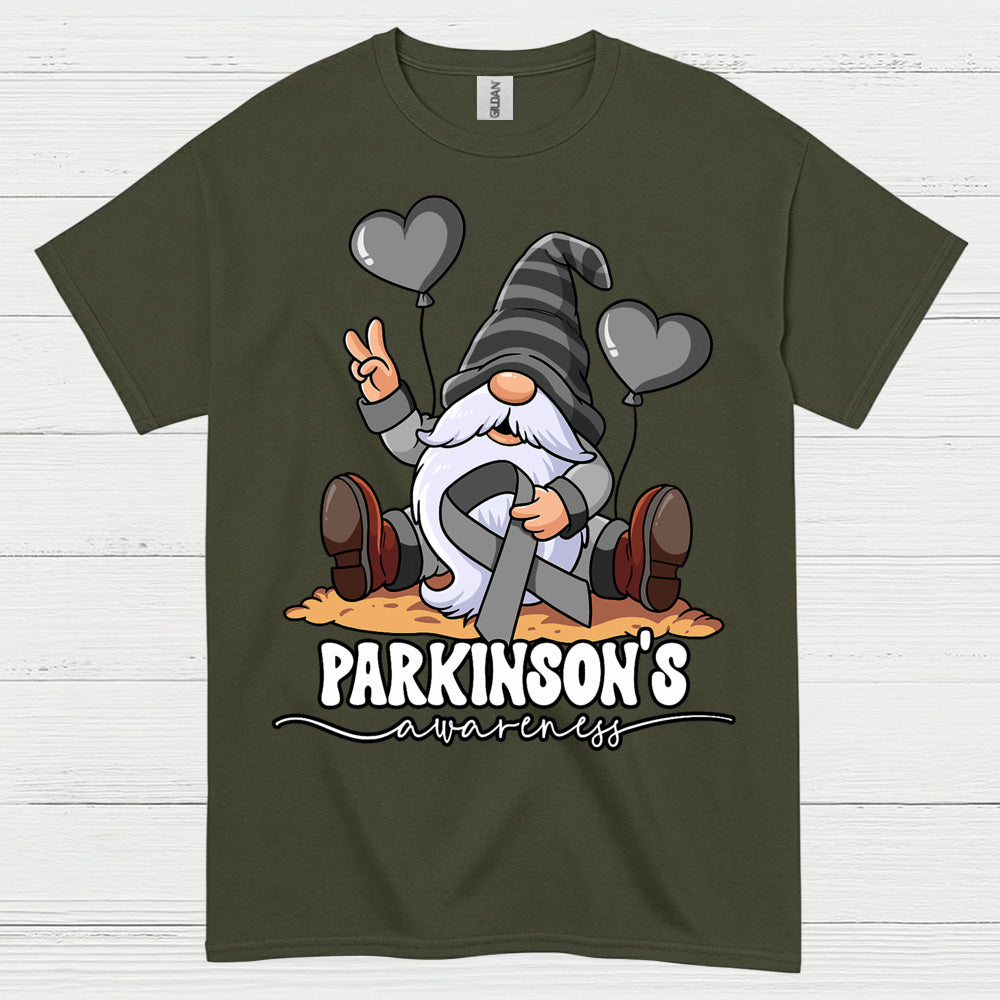 Parkinsons Awareness Gnome Support T Shirt