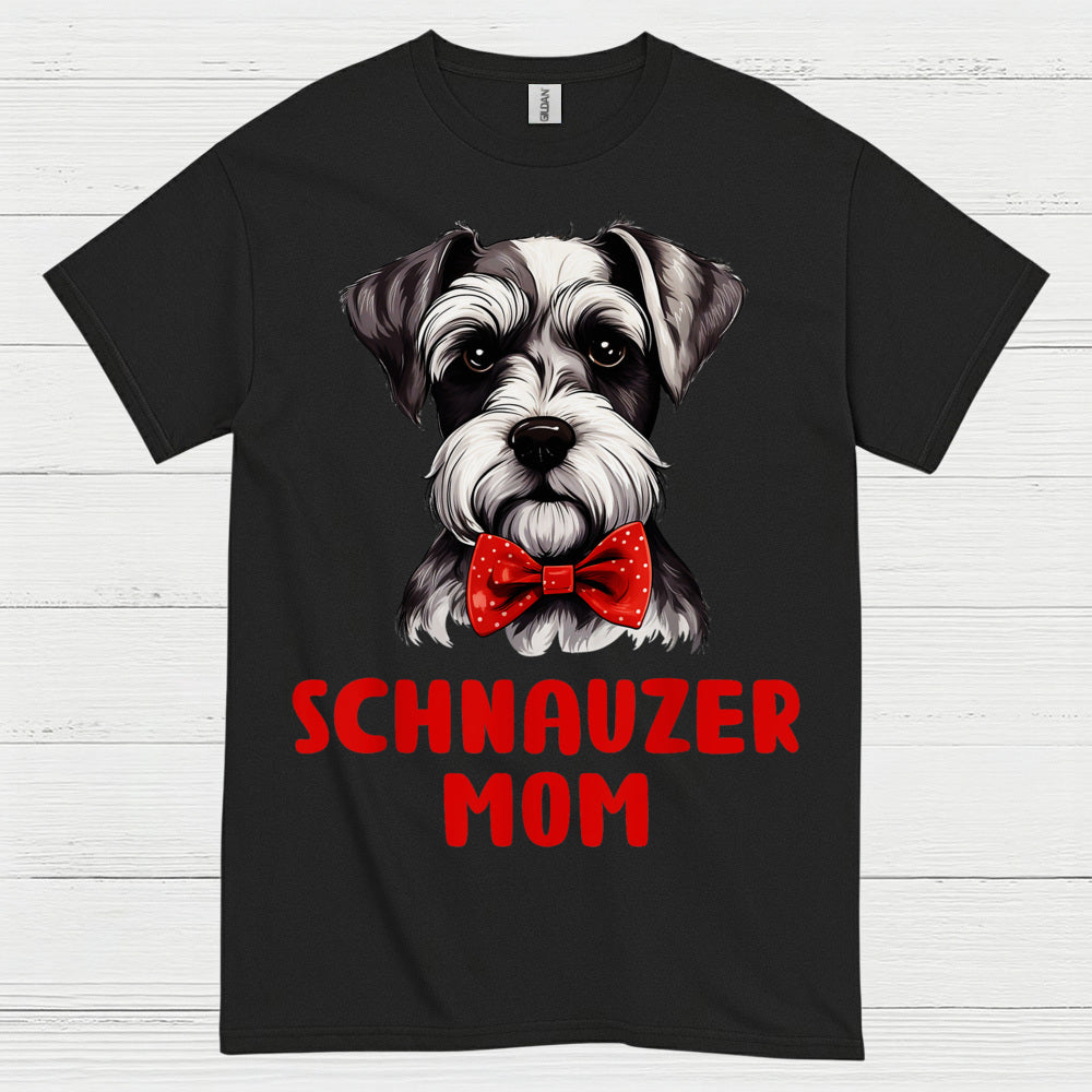 Schnauzer Mom Cute Dog Lover T Shirt