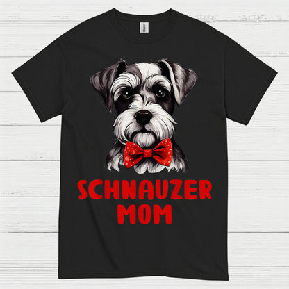 Schnauzer Mom Cute Dog Lover T Shirt