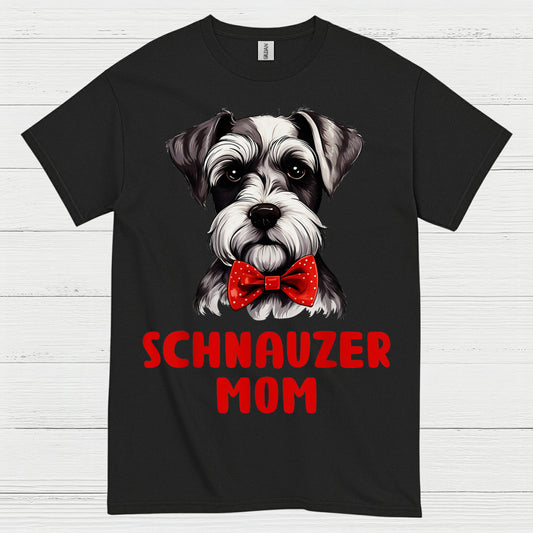 Schnauzer Mom Cute Dog Lover T Shirt
