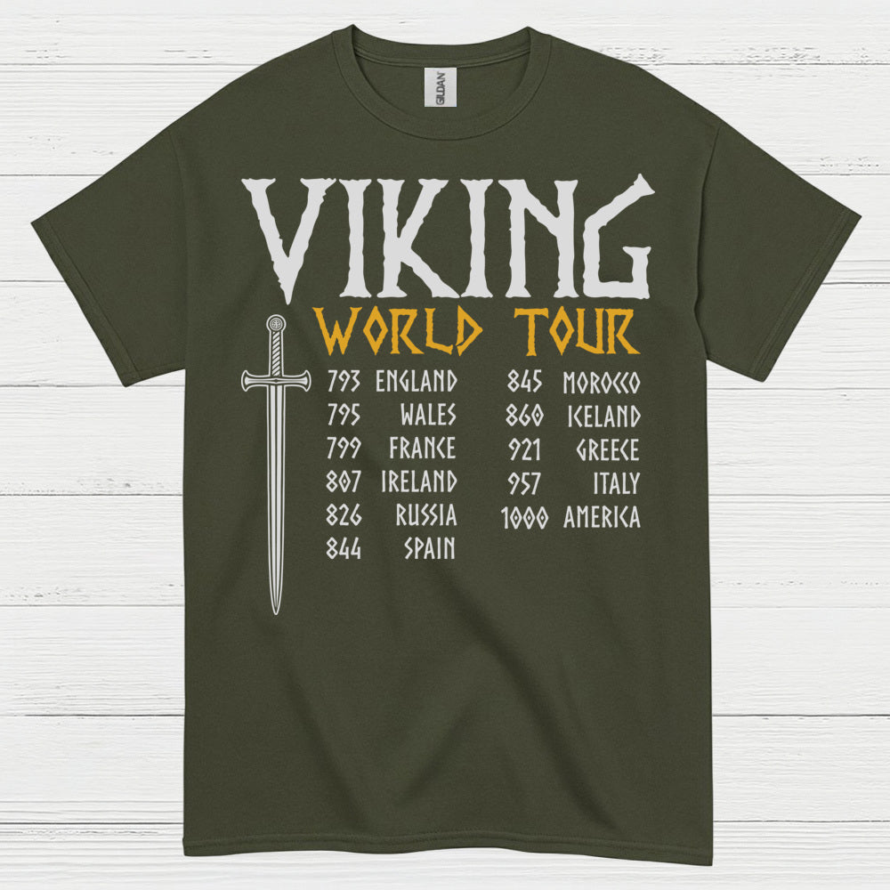 Viking World Tour History T Shirt