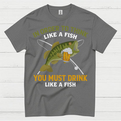 Drink Like A Fish Fishing T Shirt