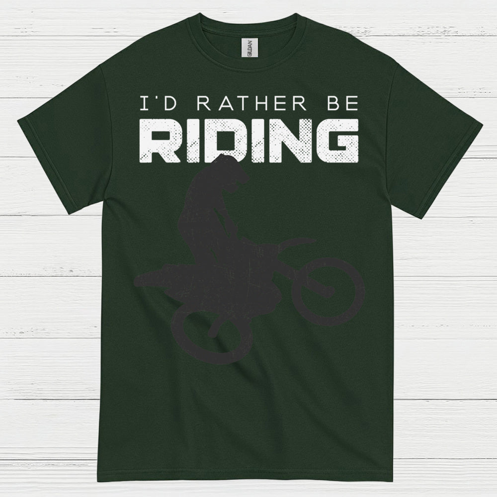 Id Rather Be Riding Dirt Bike T Shirt
