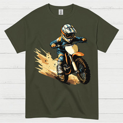 Motocross Action Rider Graphic T Shirt