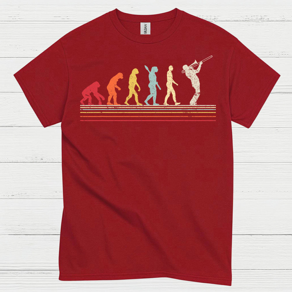 Trombone Evolution Music T Shirt