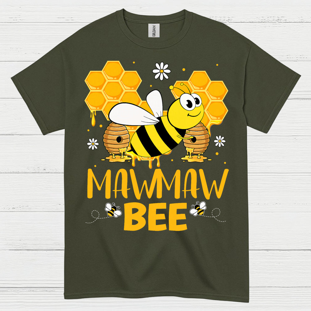 Mawmaw Bee Cute Grandma T Shirt