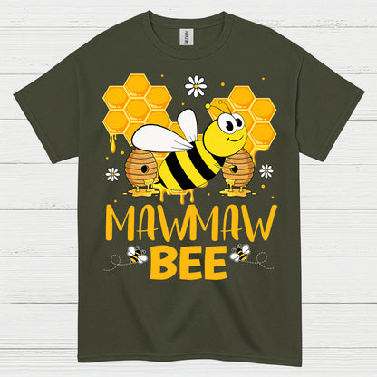 Mawmaw Bee Cute Grandma T Shirt