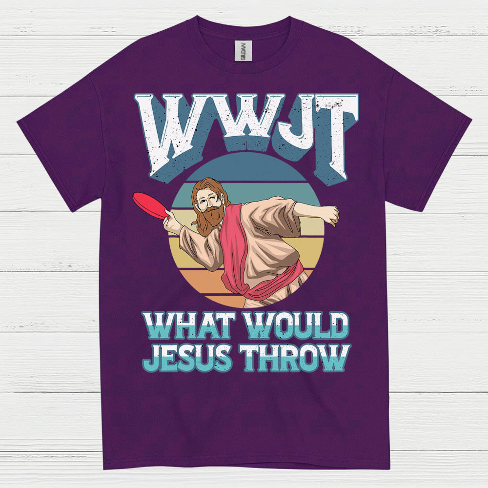 What Would Jesus Throw Disc Golf T Shirt