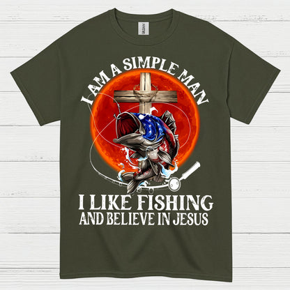 I Like Fishing And Believe In Jesus T Shirt