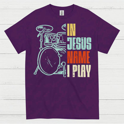 In Jesus Name Drums T Shirt