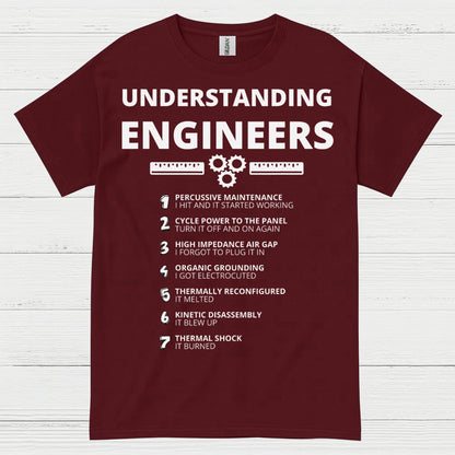 Understanding Engineers T Shirt Funny Engineering Humor Tee