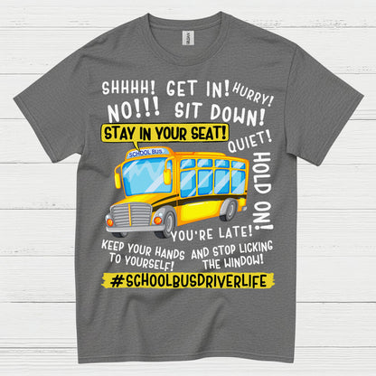 Get On the Bus Teacher T Shirt