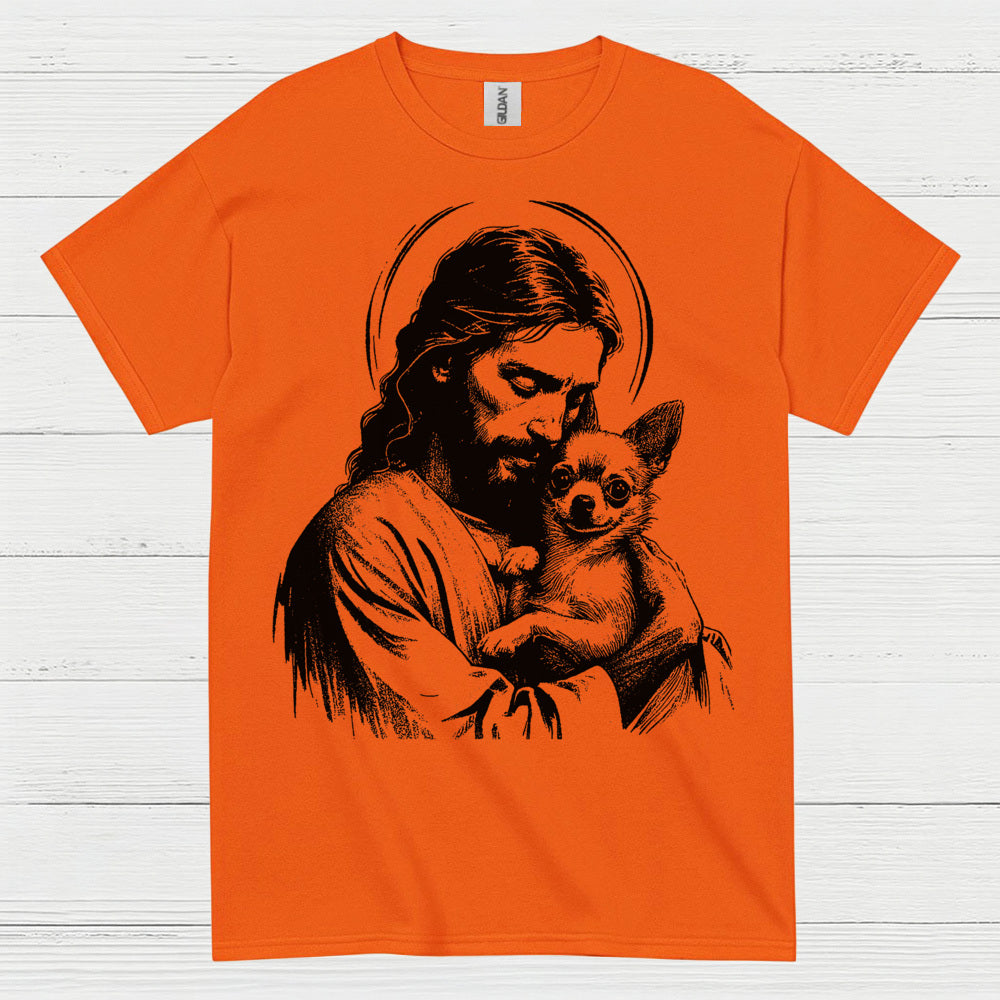 Jesus Loves Dogs Christian Faith T Shirt