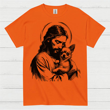 Jesus Loves Dogs Christian Faith T Shirt
