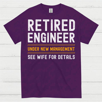 Retired Engineer Humor T Shirt