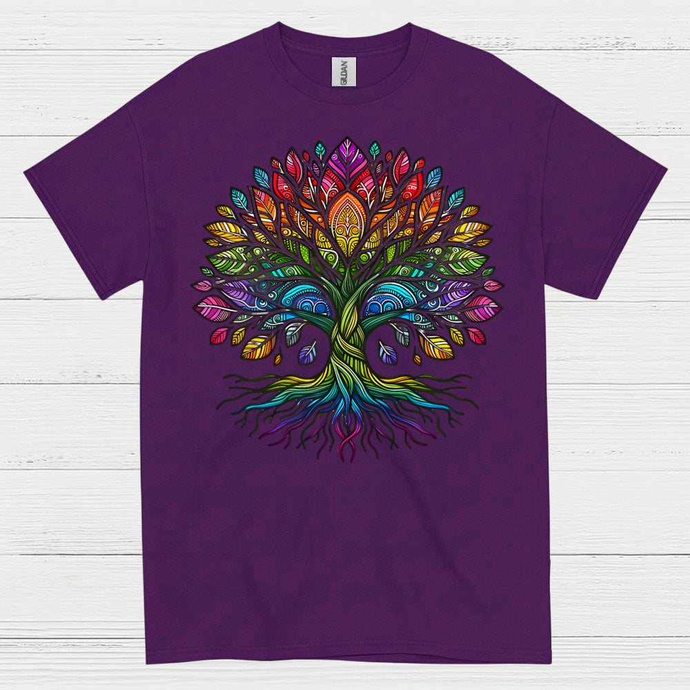 Colorful Tree Of Life Pride T Shirt